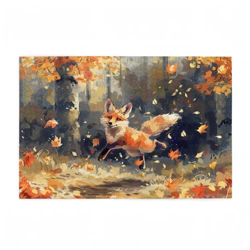 Puzzle 3000 Teile Fuchs Puzzle Herbst DIY Kreative Holz Jigsaws für Erwachsene mit Geschenkbox Verpackung, Impossible Herausfordernde Familie Aktivität Spiele, Geschenke für Frauen 81x122cm D-144 Puzzle 3000 Teile Fuchs Puzzle Herbst DIY Kreative Holz Jigsaws für Erwachsene mit Geschenkbox Verpackung, Impossible Herausfordernde Familie Aktivität Spiele, Geschenke für Frauen 81x122cm D-144 von Wehsaeho