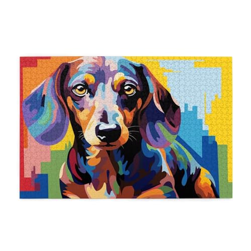 Puzzle 3000 Teile Hund Puzzle Abstrakt DIY Kreative Holz Jigsaws für Erwachsene, Geschenkbox Verpackung, Impossible Herausfordernde Familie Aktivität Spiele, Deko Wohnzimmer Geschenke 81x122cm E-339 Puzzle 3000 Teile Hund Puzzle Abstrakt DIY Kreative Holz Jigsaws für Erwachsene, Geschenkbox Verpackung, Impossible Herausfordernde Familie Aktivität Spiele, Deko Wohnzimmer Geschenke 81x122cm E-339 von Wehsaeho