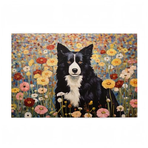 Puzzle 3000 Teile Hund Puzzle Blume DIY Kreative Holz Jigsaws für Erwachsene mit Geschenkbox, Impossible Herausfordernde Familie Aktivität Spiele, Deko Wohnzimmer, Geschenke für Frauen 81x122cm D-605 Puzzle 3000 Teile Hund Puzzle Blume DIY Kreative Holz Jigsaws für Erwachsene mit Geschenkbox, Impossible Herausfordernde Familie Aktivität Spiele, Deko Wohnzimmer, Geschenke für Frauen 81x122cm D-605 von Wehsaeho