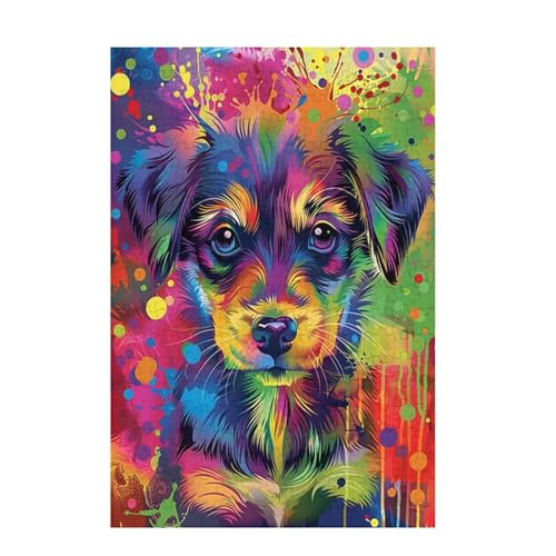 Puzzle 3000 Teile Hund Puzzle Tier DIY Kreative Holz Jigsaws für Erwachsene mit Geschenkbox Verpackung, Impossible Herausfordernde Familie Aktivität Spiele, Geschenke für Frauen 81x122cm D-999 Puzzle 3000 Teile Hund Puzzle Tier DIY Kreative Holz Jigsaws für Erwachsene mit Geschenkbox Verpackung, Impossible Herausfordernde Familie Aktivität Spiele, Geschenke für Frauen 81x122cm D-999 von Wehsaeho