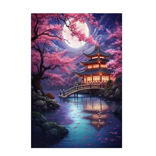 Puzzle 3000 Teile Japan Puzzle Berg DIY Kreative Holz Jigsaws für Erwachsene mit Geschenkbox, Impossible Herausfordernde Familie Aktivität Spiele, Deko Wohnzimmer, Geschenke für Frauen 81x122cm D-1718 von Wehsaeho