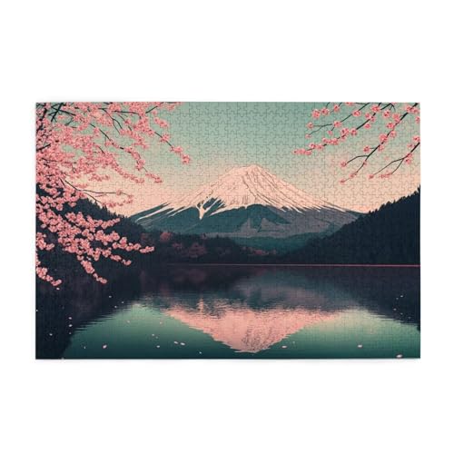Puzzle 3000 Teile Japan Puzzle Vulkan Fuji DIY Kreative Holz Jigsaws für Erwachsene, Impossible Herausfordernde Familie Aktivität Spiele, Deko Wohnzimmer, Geschenke für Frauen 81x122cm E-1476 Puzzle 3000 Teile Japan Puzzle Vulkan Fuji DIY Kreative Holz Jigsaws für Erwachsene, Impossible Herausfordernde Familie Aktivität Spiele, Deko Wohnzimmer, Geschenke für Frauen 81x122cm E-1476 von Wehsaeho