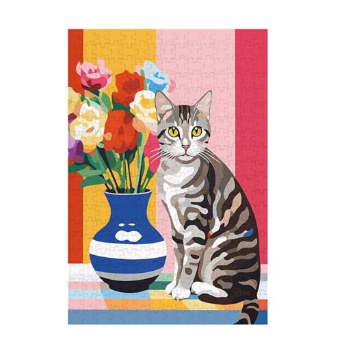Puzzle 3000 Teile Katze Puzzle Blume DIY Kreative Holz Jigsaws für Erwachsene mit Geschenkbox Verpackung, Impossible Herausfordernde Familie Aktivität Spiele, Geschenke für Frauen 81x122cm D-1488 Puzzle 3000 Teile Katze Puzzle Blume DIY Kreative Holz Jigsaws für Erwachsene mit Geschenkbox Verpackung, Impossible Herausfordernde Familie Aktivität Spiele, Geschenke für Frauen 81x122cm D-1488 von Wehsaeho