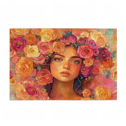 Puzzle 3000 Teile Mädchen Puzzle Blume DIY Kreative Holz Jigsaws für Erwachsene mit Geschenkbox Verpackung, Impossible Herausfordernde Familie Aktivität Spiele, Deko Wohnzimmer 81x122cm D-467 Puzzle 3000 Teile Mädchen Puzzle Blume DIY Kreative Holz Jigsaws für Erwachsene mit Geschenkbox Verpackung, Impossible Herausfordernde Familie Aktivität Spiele, Deko Wohnzimmer 81x122cm D-467 von Wehsaeho