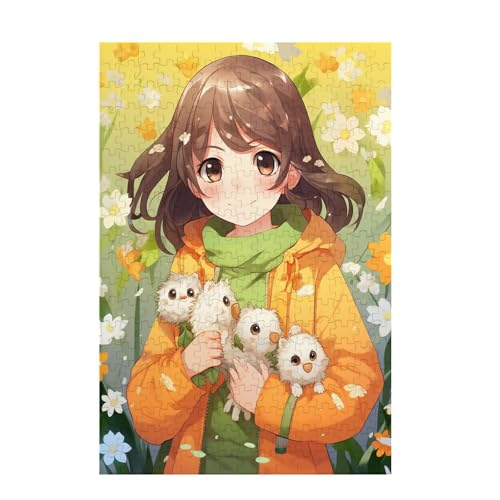 Puzzle 3000 Teile Mädchen Puzzle Karikatur DIY Kreative Holz Jigsaws für Erwachsene mit Geschenkbox Verpackung, Impossible Herausfordernde Familie Aktivität Spiele, Deko Wohnzimmer 81x122cm D-1462 von Wehsaeho