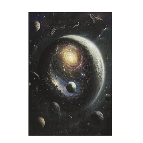 Puzzle 3000 Teile Mond Puzzle Abstrakt DIY Kreative Holz Jigsaws für Erwachsene mit Geschenkbox Verpackung, Impossible Herausfordernde Familie Aktivität Spiele, Deko Wohnzimmer 81x122cm D-1082 Puzzle 3000 Teile Mond Puzzle Abstrakt DIY Kreative Holz Jigsaws für Erwachsene mit Geschenkbox Verpackung, Impossible Herausfordernde Familie Aktivität Spiele, Deko Wohnzimmer 81x122cm D-1082 von Wehsaeho
