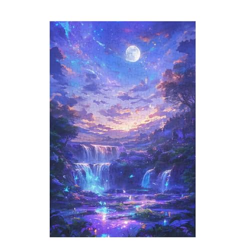Puzzle 3000 Teile Mond Puzzle Fallen DIY Kreative Holz Jigsaws für Erwachsene mit Geschenkbox, Impossible Herausfordernde Familie Aktivität Spiele, Deko Wohnzimmer, Geschenke für Frauen 81x122cm D-862 von Wehsaeho