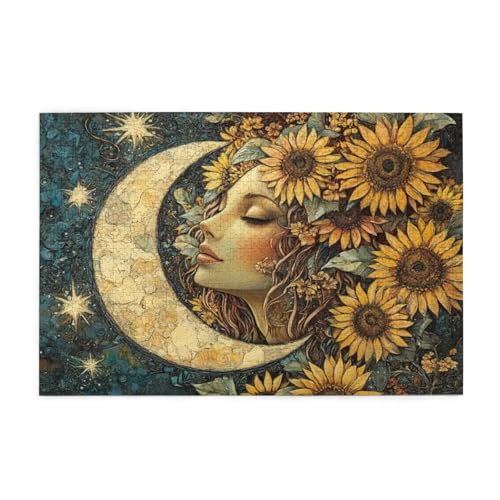 Puzzle 3000 Teile Mond Puzzle Frau DIY Kreative Holz Jigsaws für Erwachsene mit Geschenkbox Verpackung, Impossible Herausfordernde Familie Aktivität Spiele, Deko Wohnzimmer Geschenke 81x122cm E-1812 Puzzle 3000 Teile Mond Puzzle Frau DIY Kreative Holz Jigsaws für Erwachsene mit Geschenkbox Verpackung, Impossible Herausfordernde Familie Aktivität Spiele, Deko Wohnzimmer Geschenke 81x122cm E-1812 von Wehsaeho