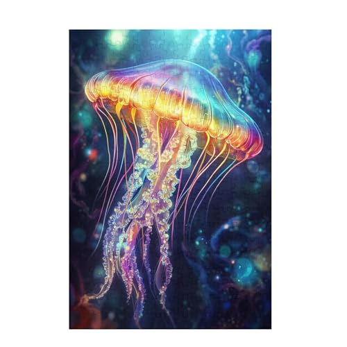 Puzzle 3000 Teile Qualle Puzzle Traum DIY Kreative Holz Jigsaws für Erwachsene mit Geschenkbox Verpackung, Impossible Herausfordernde Familie Aktivität Spiele, Geschenke für Frauen 81x122cm D-827 von Wehsaeho