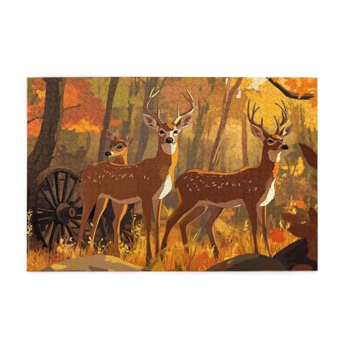 Puzzle 3000 Teile REH Puzzle Herbst DIY Kreative Holz Jigsaws für Erwachsene mit Geschenkbox Verpackung, Impossible Herausfordernde Familie Aktivität Spiele, Deko Wohnzimmer Geschenke 81x122cm E-183 Puzzle 3000 Teile REH Puzzle Herbst DIY Kreative Holz Jigsaws für Erwachsene mit Geschenkbox Verpackung, Impossible Herausfordernde Familie Aktivität Spiele, Deko Wohnzimmer Geschenke 81x122cm E-183 von Wehsaeho