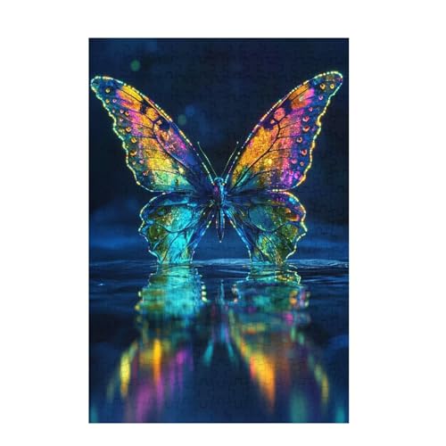 Puzzle 3000 Teile Schmetterling Puzzle Meer DIY Kreative Holz Jigsaws für Erwachsene mit Geschenkbox Verpackung, Impossible Herausfordernde Familie Aktivität Spiele, Deko Wohnzimmer 81x122cm D-934 von Wehsaeho