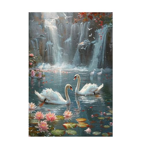 Puzzle 3000 Teile Schwan Puzzle Fallen DIY Kreative Holz Jigsaws für Erwachsene mit Geschenkbox Verpackung, Impossible Herausfordernde Familie Aktivität Spiele, Deko Wohnzimmer 81x122cm D-802 Puzzle 3000 Teile Schwan Puzzle Fallen DIY Kreative Holz Jigsaws für Erwachsene mit Geschenkbox Verpackung, Impossible Herausfordernde Familie Aktivität Spiele, Deko Wohnzimmer 81x122cm D-802 von Wehsaeho