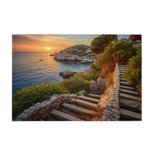 Puzzle 3000 Teile Sonnenuntergang Puzzle Landschaft DIY Kreative Holz Jigsaws für Erwachsene, Impossible Herausfordernde Familie Aktivität Spiele, Deko Wohnzimmer, Geschenke für Frauen 81x122cm E-128 Puzzle 3000 Teile Sonnenuntergang Puzzle Landschaft DIY Kreative Holz Jigsaws für Erwachsene, Impossible Herausfordernde Familie Aktivität Spiele, Deko Wohnzimmer, Geschenke für Frauen 81x122cm E-128 von Wehsaeho