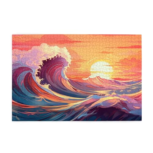 Puzzle 3000 Teile Sonnenuntergang Puzzle Meer DIY Kreative Holz Jigsaws für Erwachsene, Impossible Herausfordernde Familie Aktivität Spiele, Deko Wohnzimmer, Geschenke für Frauen 81x122cm E-738 Puzzle 3000 Teile Sonnenuntergang Puzzle Meer DIY Kreative Holz Jigsaws für Erwachsene, Impossible Herausfordernde Familie Aktivität Spiele, Deko Wohnzimmer, Geschenke für Frauen 81x122cm E-738 von Wehsaeho