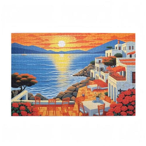 Puzzle 3000 Teile Sonnenuntergang Puzzle Meer DIY Kreative Holz Jigsaws für Erwachsene mit Geschenkbox Verpackung, Impossible Herausfordernde Familie Aktivität Spiele, Deko Wohnzimmer 81x122cm D-723 Puzzle 3000 Teile Sonnenuntergang Puzzle Meer DIY Kreative Holz Jigsaws für Erwachsene mit Geschenkbox Verpackung, Impossible Herausfordernde Familie Aktivität Spiele, Deko Wohnzimmer 81x122cm D-723 von Wehsaeho