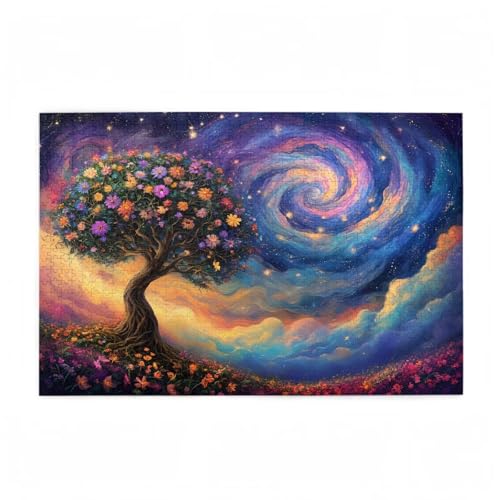 Puzzle 3000 Teile Sternenhimmel Puzzle Baum DIY Kreative Holz Jigsaws für Erwachsene mit Geschenkbox Verpackung, Impossible Herausfordernde Familie Aktivität Spiele, Deko Wohnzimmer 81x122cm D-52 Puzzle 3000 Teile Sternenhimmel Puzzle Baum DIY Kreative Holz Jigsaws für Erwachsene mit Geschenkbox Verpackung, Impossible Herausfordernde Familie Aktivität Spiele, Deko Wohnzimmer 81x122cm D-52 von Wehsaeho