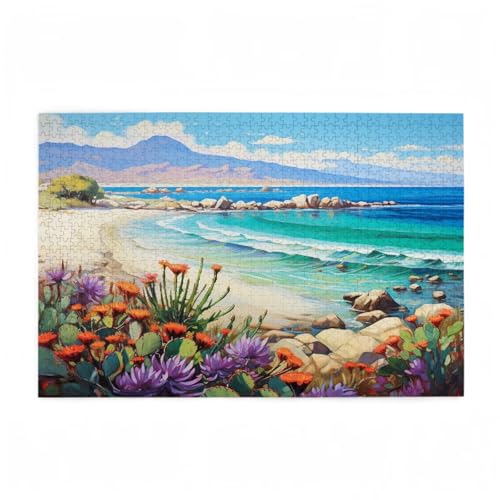 Puzzle 3000 Teile Strand Puzzle Berg DIY Kreative Holz Jigsaws für Erwachsene mit Geschenkbox, Impossible Herausfordernde Familie Aktivität Spiele, Deko Wohnzimmer, Geschenke für Frauen 81x122cm D-656 Puzzle 3000 Teile Strand Puzzle Berg DIY Kreative Holz Jigsaws für Erwachsene mit Geschenkbox, Impossible Herausfordernde Familie Aktivität Spiele, Deko Wohnzimmer, Geschenke für Frauen 81x122cm D-656 von Wehsaeho