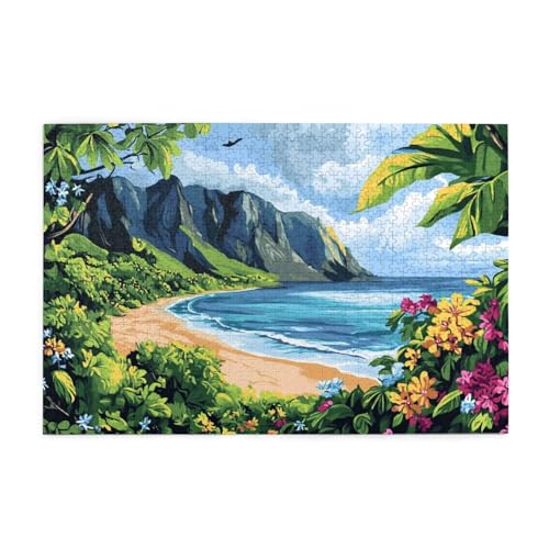 Puzzle 3000 Teile Strand Puzzle Berg DIY Kreative Holz Jigsaws für Erwachsene mit Geschenkbox Verpackung, Impossible Herausfordernde Familie Aktivität Spiele, Deko Wohnzimmer Geschenke 81x122cm E-1045 Puzzle 3000 Teile Strand Puzzle Berg DIY Kreative Holz Jigsaws für Erwachsene mit Geschenkbox Verpackung, Impossible Herausfordernde Familie Aktivität Spiele, Deko Wohnzimmer Geschenke 81x122cm E-1045 von Wehsaeho
