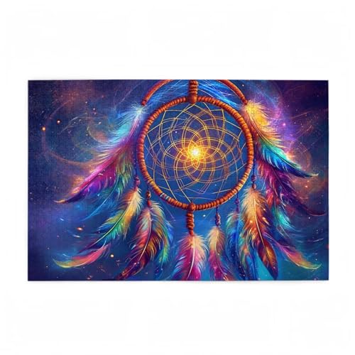 Puzzle 3000 Teile Traumfänger Puzzle Farbe DIY Kreative Holz Jigsaws für Erwachsene mit Geschenkbox Verpackung, Impossible Herausfordernde Familie Aktivität Spiele, Deko Wohnzimmer 81x122cm D-17 von Wehsaeho