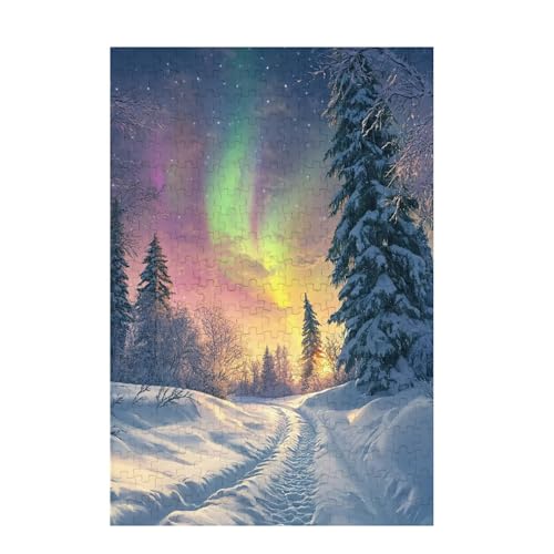 Puzzle 3000 Teile Winter Puzzle Aurora DIY Kreative Holz Jigsaws für Erwachsene mit Geschenkbox Verpackung, Impossible Herausfordernde Familie Aktivität Spiele, Deko Wohnzimmer 81x122cm D-1263 Puzzle 3000 Teile Winter Puzzle Aurora DIY Kreative Holz Jigsaws für Erwachsene mit Geschenkbox Verpackung, Impossible Herausfordernde Familie Aktivität Spiele, Deko Wohnzimmer 81x122cm D-1263 von Wehsaeho