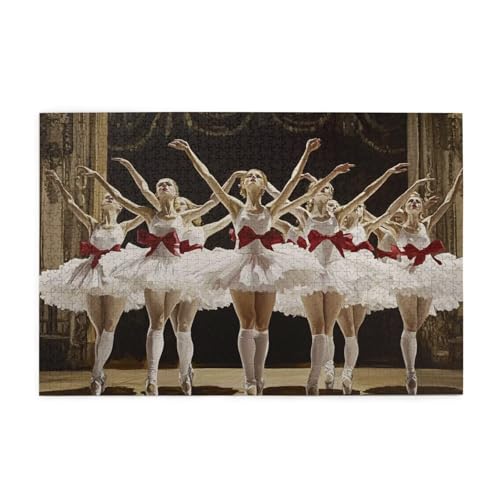 Puzzle 500 Teile Ballett Puzzle Tänzer DIY Kreative Holz Jigsaws für Erwachsene, Geschenkbox Verpackung, Impossible Herausfordernde Familie Aktivität Spiele, Deko Wohnzimmer Geschenke 52x38cm E-1591 Puzzle 500 Teile Ballett Puzzle Tänzer DIY Kreative Holz Jigsaws für Erwachsene, Geschenkbox Verpackung, Impossible Herausfordernde Familie Aktivität Spiele, Deko Wohnzimmer Geschenke 52x38cm E-1591 von Wehsaeho