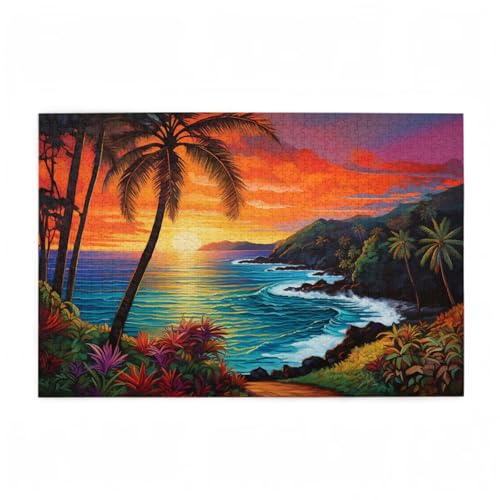 Puzzle 500 Teile Baum Puzzle Sonnenuntergang DIY Kreative Holz Jigsaws für Erwachsene mit Geschenkbox Verpackung, Impossible Herausfordernde Familie Aktivität Spiele, Deko Wohnzimmer 52x38cm D-665 Puzzle 500 Teile Baum Puzzle Sonnenuntergang DIY Kreative Holz Jigsaws für Erwachsene mit Geschenkbox Verpackung, Impossible Herausfordernde Familie Aktivität Spiele, Deko Wohnzimmer 52x38cm D-665 von Wehsaeho