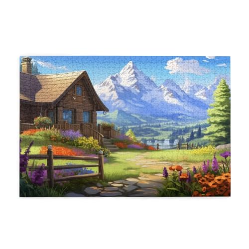Puzzle 500 Teile Berg Puzzle Baum DIY Kreative Holz Jigsaws für Erwachsene mit Geschenkbox Verpackung, Impossible Herausfordernde Familie Aktivität Spiele, Deko Wohnzimmer Geschenke 52x38cm E-1035 Puzzle 500 Teile Berg Puzzle Baum DIY Kreative Holz Jigsaws für Erwachsene mit Geschenkbox Verpackung, Impossible Herausfordernde Familie Aktivität Spiele, Deko Wohnzimmer Geschenke 52x38cm E-1035 von Wehsaeho