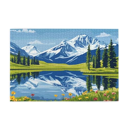 Puzzle 500 Teile Berg Puzzle Natur DIY Kreative Holz Jigsaws für Erwachsene mit Geschenkbox Verpackung, Impossible Herausfordernde Familie Aktivität Spiele, Deko Wohnzimmer Geschenke 52x38cm E-1662 Puzzle 500 Teile Berg Puzzle Natur DIY Kreative Holz Jigsaws für Erwachsene mit Geschenkbox Verpackung, Impossible Herausfordernde Familie Aktivität Spiele, Deko Wohnzimmer Geschenke 52x38cm E-1662 von Wehsaeho