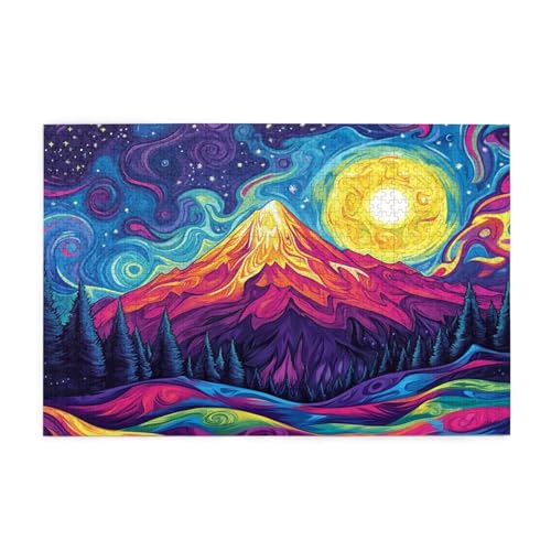 Puzzle 500 Teile Berg Puzzle Sternenhimmel DIY Kreative Holz Jigsaws für Erwachsene mit Geschenkbox Verpackung, Impossible Herausfordernde Familie Aktivität Spiele, Wanddeko Geschenke 52x38cm E-1319 Puzzle 500 Teile Berg Puzzle Sternenhimmel DIY Kreative Holz Jigsaws für Erwachsene mit Geschenkbox Verpackung, Impossible Herausfordernde Familie Aktivität Spiele, Wanddeko Geschenke 52x38cm E-1319 von Wehsaeho