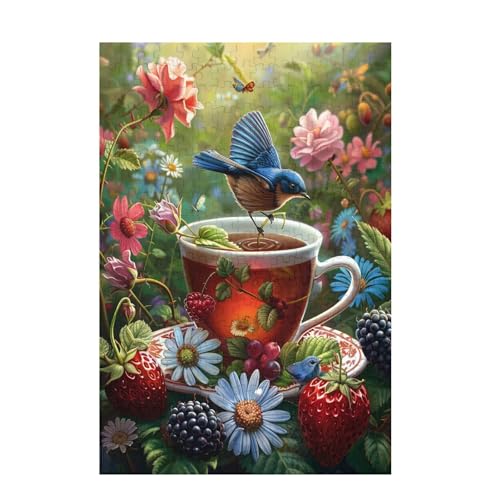 Puzzle 500 Teile Blume Puzzle Bird DIY Kreative Holz Jigsaws für Erwachsene mit Geschenkbox Verpackung, Impossible Herausfordernde Familie Aktivität Spiele, Wohnzimmer Deko Geschenke 52x38cm D-829 Puzzle 500 Teile Blume Puzzle Bird DIY Kreative Holz Jigsaws für Erwachsene mit Geschenkbox Verpackung, Impossible Herausfordernde Familie Aktivität Spiele, Wohnzimmer Deko Geschenke 52x38cm D-829 von Wehsaeho