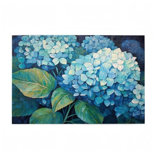 Puzzle 500 Teile Blume Puzzle Blau DIY Kreative Holz Jigsaws für Erwachsene mit Geschenkbox Verpackung, Impossible Herausfordernde Familie Aktivität Spiele, Wohnzimmer Deko Geschenke 52x38cm D-564 Puzzle 500 Teile Blume Puzzle Blau DIY Kreative Holz Jigsaws für Erwachsene mit Geschenkbox Verpackung, Impossible Herausfordernde Familie Aktivität Spiele, Wohnzimmer Deko Geschenke 52x38cm D-564 von Wehsaeho