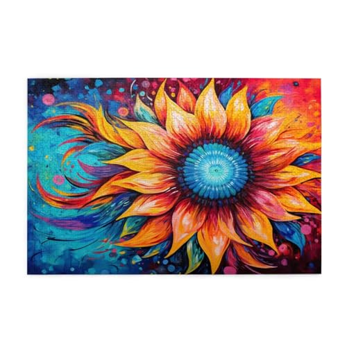 Puzzle 500 Teile Blume Puzzle Farbe DIY Kreative Holz Jigsaws für Erwachsene mit Geschenkbox Verpackung, Impossible Herausfordernde Familie Aktivität Spiele, Deko Wohnzimmer Geschenke 52x38cm E-483 Puzzle 500 Teile Blume Puzzle Farbe DIY Kreative Holz Jigsaws für Erwachsene mit Geschenkbox Verpackung, Impossible Herausfordernde Familie Aktivität Spiele, Deko Wohnzimmer Geschenke 52x38cm E-483 von Wehsaeho