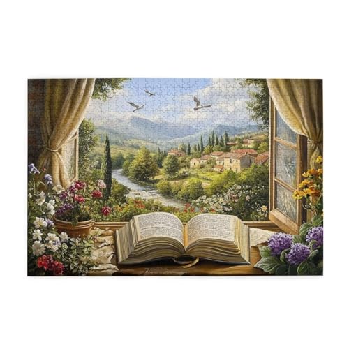 Puzzle 500 Teile Blume Puzzle Landschaft DIY Kreative Holz Jigsaws für Erwachsene, Geschenkbox Verpackung, Impossible Herausfordernde Familie Aktivität Spiele, Deko Wohnzimmer Geschenke 52x38cm E-374 Puzzle 500 Teile Blume Puzzle Landschaft DIY Kreative Holz Jigsaws für Erwachsene, Geschenkbox Verpackung, Impossible Herausfordernde Familie Aktivität Spiele, Deko Wohnzimmer Geschenke 52x38cm E-374 von Wehsaeho