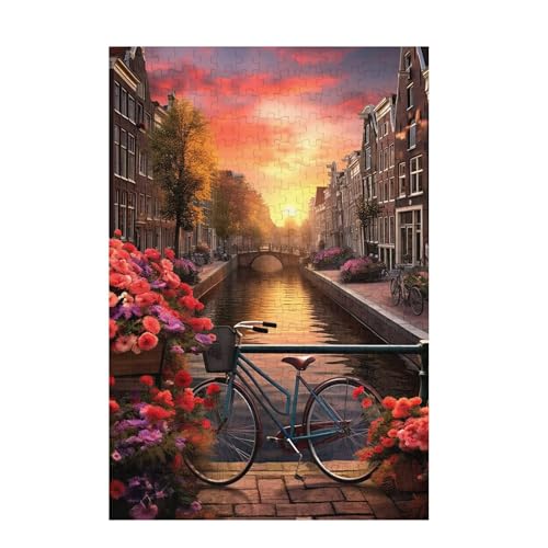 Puzzle 500 Teile Blume Puzzle Landschaft DIY Kreative Holz Jigsaws für Erwachsene mit Geschenkbox Verpackung, Impossible Herausfordernde Familie Aktivität Spiele, Deko Wohnzimmer 52x38cm D-1660 von Wehsaeho