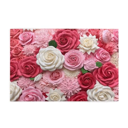 Puzzle 500 Teile Blume Puzzle Rose DIY Kreative Holz Jigsaws für Erwachsene mit Geschenkbox Verpackung, Impossible Herausfordernde Familie Aktivität Spiele, Deko Wohnzimmer Geschenke 52x38cm E-806 Puzzle 500 Teile Blume Puzzle Rose DIY Kreative Holz Jigsaws für Erwachsene mit Geschenkbox Verpackung, Impossible Herausfordernde Familie Aktivität Spiele, Deko Wohnzimmer Geschenke 52x38cm E-806 von Wehsaeho