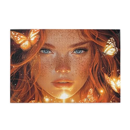 Puzzle 500 Teile Frau Puzzle Schmetterling DIY Kreative Holz Jigsaws für Erwachsene mit Geschenkbox Verpackung, Impossible Herausfordernde Familie Aktivität Spiele, Wanddeko Geschenke 52x38cm E-1242 Puzzle 500 Teile Frau Puzzle Schmetterling DIY Kreative Holz Jigsaws für Erwachsene mit Geschenkbox Verpackung, Impossible Herausfordernde Familie Aktivität Spiele, Wanddeko Geschenke 52x38cm E-1242 von Wehsaeho