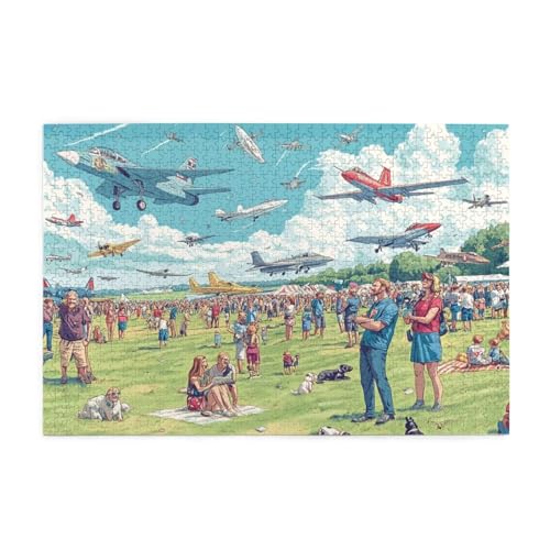 Puzzle 500 Teile Hund Puzzle Flugzeug DIY Kreative Holz Jigsaws für Erwachsene mit Geschenkbox Verpackung, Impossible Herausfordernde Familie Aktivität Spiele, Deko Wohnzimmer Geschenke 52x38cm E-524 Puzzle 500 Teile Hund Puzzle Flugzeug DIY Kreative Holz Jigsaws für Erwachsene mit Geschenkbox Verpackung, Impossible Herausfordernde Familie Aktivität Spiele, Deko Wohnzimmer Geschenke 52x38cm E-524 von Wehsaeho
