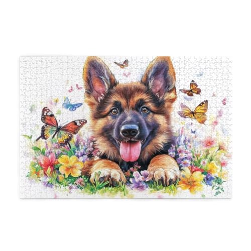 Puzzle 500 Teile Hund Puzzle Schmetterling DIY Kreative Holz Jigsaws für Erwachsene mit Geschenkbox Verpackung, Impossible Herausfordernde Familie Aktivität Spiele, Wanddeko Geschenke 52x38cm E-1647 Puzzle 500 Teile Hund Puzzle Schmetterling DIY Kreative Holz Jigsaws für Erwachsene mit Geschenkbox Verpackung, Impossible Herausfordernde Familie Aktivität Spiele, Wanddeko Geschenke 52x38cm E-1647 von Wehsaeho