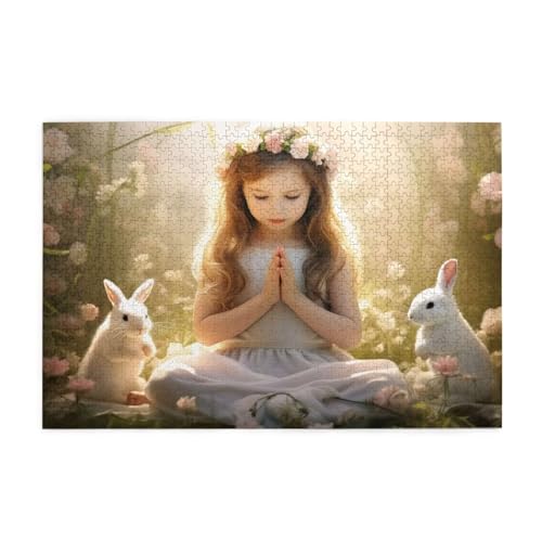 Puzzle 500 Teile Kaninchen Puzzle Frau DIY Kreative Holz Jigsaws für Erwachsene mit Geschenkbox Verpackung, Impossible Herausfordernde Familie Aktivität Spiele, Deko Wohnzimmer Geschenke 52x38cm E-845 Puzzle 500 Teile Kaninchen Puzzle Frau DIY Kreative Holz Jigsaws für Erwachsene mit Geschenkbox Verpackung, Impossible Herausfordernde Familie Aktivität Spiele, Deko Wohnzimmer Geschenke 52x38cm E-845 von Wehsaeho