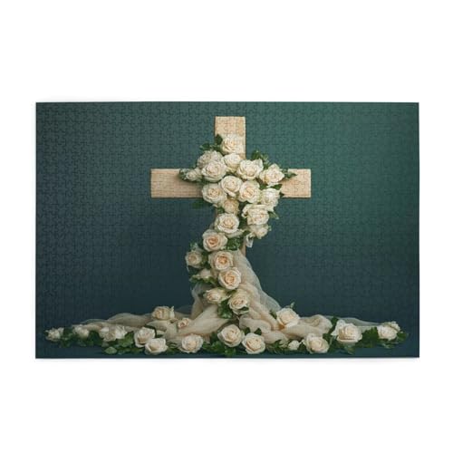 Puzzle 500 Teile Kreuzen Puzzle Volltonfarbe DIY Kreative Holz Jigsaws für Erwachsene, Impossible Herausfordernde Familie Aktivität Spiele, Deko Wohnzimmer, Geschenke für Frauen 52x38cm E-1657 Puzzle 500 Teile Kreuzen Puzzle Volltonfarbe DIY Kreative Holz Jigsaws für Erwachsene, Impossible Herausfordernde Familie Aktivität Spiele, Deko Wohnzimmer, Geschenke für Frauen 52x38cm E-1657 von Wehsaeho