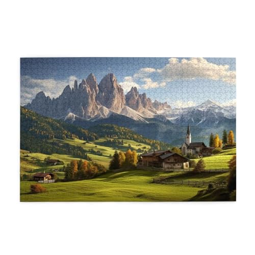 Puzzle 500 Teile Landschaft Puzzle Berg DIY Kreative Holz Jigsaws für Erwachsene, Geschenkbox Verpackung, Impossible Herausfordernde Familie Aktivität Spiele, Deko Wohnzimmer Geschenke 52x38cm E-138 Puzzle 500 Teile Landschaft Puzzle Berg DIY Kreative Holz Jigsaws für Erwachsene, Geschenkbox Verpackung, Impossible Herausfordernde Familie Aktivität Spiele, Deko Wohnzimmer Geschenke 52x38cm E-138 von Wehsaeho