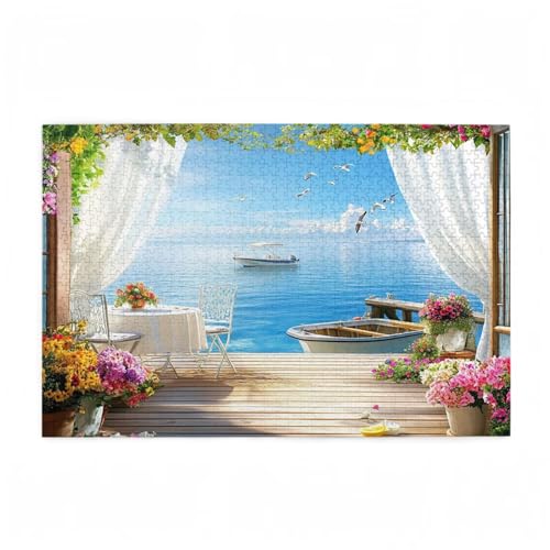 Puzzle 500 Teile Landschaft Puzzle Meer DIY Kreative Holz Jigsaws für Erwachsene mit Geschenkbox Verpackung, Impossible Herausfordernde Familie Aktivität Spiele, Deko Wohnzimmer 52x38cm D-323 Puzzle 500 Teile Landschaft Puzzle Meer DIY Kreative Holz Jigsaws für Erwachsene mit Geschenkbox Verpackung, Impossible Herausfordernde Familie Aktivität Spiele, Deko Wohnzimmer 52x38cm D-323 von Wehsaeho