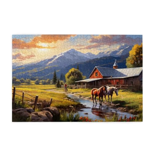 Puzzle 500 Teile Landschaft Puzzle Tier DIY Kreative Holz Jigsaws für Erwachsene, Geschenkbox Verpackung, Impossible Herausfordernde Familie Aktivität Spiele, Deko Wohnzimmer Geschenke 52x38cm E-366 Puzzle 500 Teile Landschaft Puzzle Tier DIY Kreative Holz Jigsaws für Erwachsene, Geschenkbox Verpackung, Impossible Herausfordernde Familie Aktivität Spiele, Deko Wohnzimmer Geschenke 52x38cm E-366 von Wehsaeho