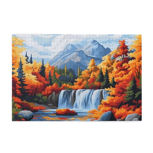 Puzzle 500 Teile Landschaft Puzzle Wald DIY Kreative Holz Jigsaws für Erwachsene, Geschenkbox Verpackung, Impossible Herausfordernde Familie Aktivität Spiele, Deko Wohnzimmer Geschenke 52x38cm E-255 Puzzle 500 Teile Landschaft Puzzle Wald DIY Kreative Holz Jigsaws für Erwachsene, Geschenkbox Verpackung, Impossible Herausfordernde Familie Aktivität Spiele, Deko Wohnzimmer Geschenke 52x38cm E-255 von Wehsaeho