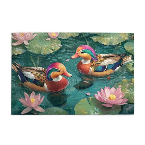 Puzzle 500 Teile Lotus Puzzle Tier DIY Kreative Holz Jigsaws für Erwachsene mit Geschenkbox Verpackung, Impossible Herausfordernde Familie Aktivität Spiele, Deko Wohnzimmer Geschenke 52x38cm E-1540 Puzzle 500 Teile Lotus Puzzle Tier DIY Kreative Holz Jigsaws für Erwachsene mit Geschenkbox Verpackung, Impossible Herausfordernde Familie Aktivität Spiele, Deko Wohnzimmer Geschenke 52x38cm E-1540 von Wehsaeho