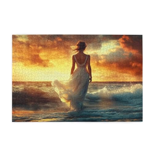 Puzzle 500 Teile Meer Puzzle Frau DIY Kreative Holz Jigsaws für Erwachsene mit Geschenkbox Verpackung, Impossible Herausfordernde Familie Aktivität Spiele, Deko Wohnzimmer Geschenke 52x38cm E-1759 Puzzle 500 Teile Meer Puzzle Frau DIY Kreative Holz Jigsaws für Erwachsene mit Geschenkbox Verpackung, Impossible Herausfordernde Familie Aktivität Spiele, Deko Wohnzimmer Geschenke 52x38cm E-1759 von Wehsaeho