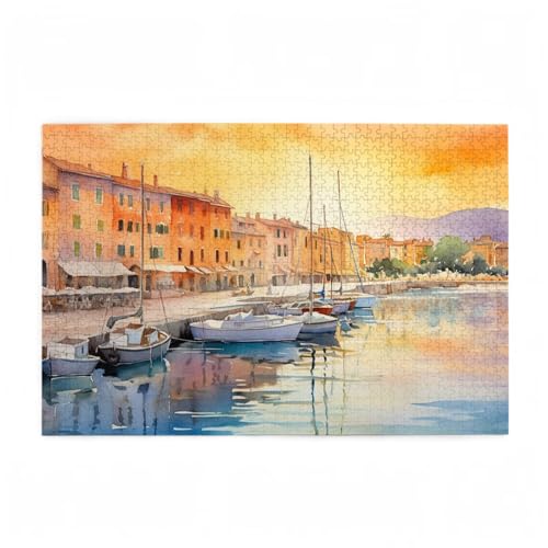 Puzzle 500 Teile Meer Puzzle Sonnenuntergang DIY Kreative Holz Jigsaws für Erwachsene mit Geschenkbox Verpackung, Impossible Herausfordernde Familie Aktivität Spiele, Deko Wohnzimmer 52x38cm D-291 Puzzle 500 Teile Meer Puzzle Sonnenuntergang DIY Kreative Holz Jigsaws für Erwachsene mit Geschenkbox Verpackung, Impossible Herausfordernde Familie Aktivität Spiele, Deko Wohnzimmer 52x38cm D-291 von Wehsaeho