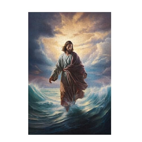 Puzzle 500 Teile Meer Puzzle Wolke DIY Kreative Holz Jigsaws für Erwachsene mit Geschenkbox Verpackung, Impossible Herausfordernde Familie Aktivität Spiele, Geschenke für Frauen 52x38cm D-1719 von Wehsaeho