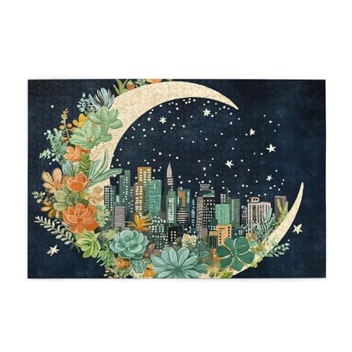 Puzzle 500 Teile Mond Puzzle Sternenhimmel DIY Kreative Holz Jigsaws für Erwachsene mit Geschenkbox Verpackung, Impossible Herausfordernde Familie Aktivität Spiele, Wanddeko Geschenke 52x38cm E-1363 Puzzle 500 Teile Mond Puzzle Sternenhimmel DIY Kreative Holz Jigsaws für Erwachsene mit Geschenkbox Verpackung, Impossible Herausfordernde Familie Aktivität Spiele, Wanddeko Geschenke 52x38cm E-1363 von Wehsaeho
