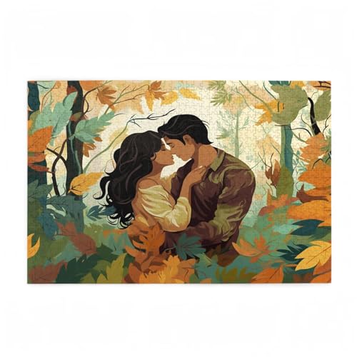 Puzzle 500 Teile Paar Puzzle Herbst DIY Kreative Holz Jigsaws für Erwachsene mit Geschenkbox Verpackung, Impossible Herausfordernde Familie Aktivität Spiele, Geschenke für Frauen 52x38cm D-582 Puzzle 500 Teile Paar Puzzle Herbst DIY Kreative Holz Jigsaws für Erwachsene mit Geschenkbox Verpackung, Impossible Herausfordernde Familie Aktivität Spiele, Geschenke für Frauen 52x38cm D-582 von Wehsaeho